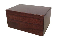 Dark Wood Standard Urn