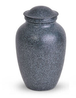 blue decorative urn No Engraving